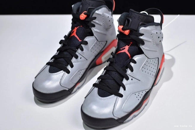 Rep Onekick 3M JSP Reflective Air Jordan CI4072-001 Infrared 6 0731